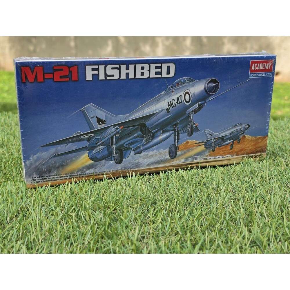 Academy M-21 Fishbed Model Airplane Kit - 1/72 Scale - #12442 New Factory Sealed